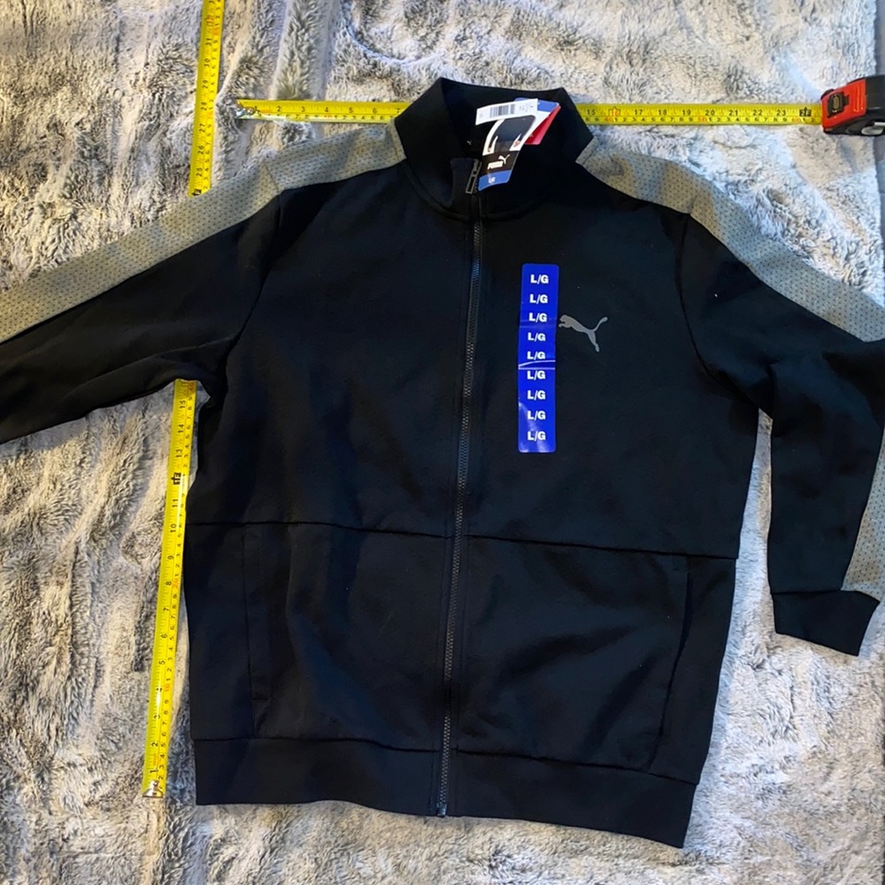 Men’s Puma Zip Up Hoodie New With Tags L/G - Picture 1 of 4
